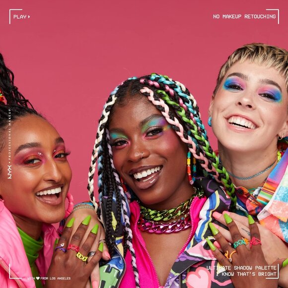 🆕 Makeup Ultimate Shadow Palette 16-Shade Vegan Formula - Warm Neutrals Brights - Picture 2 of 8